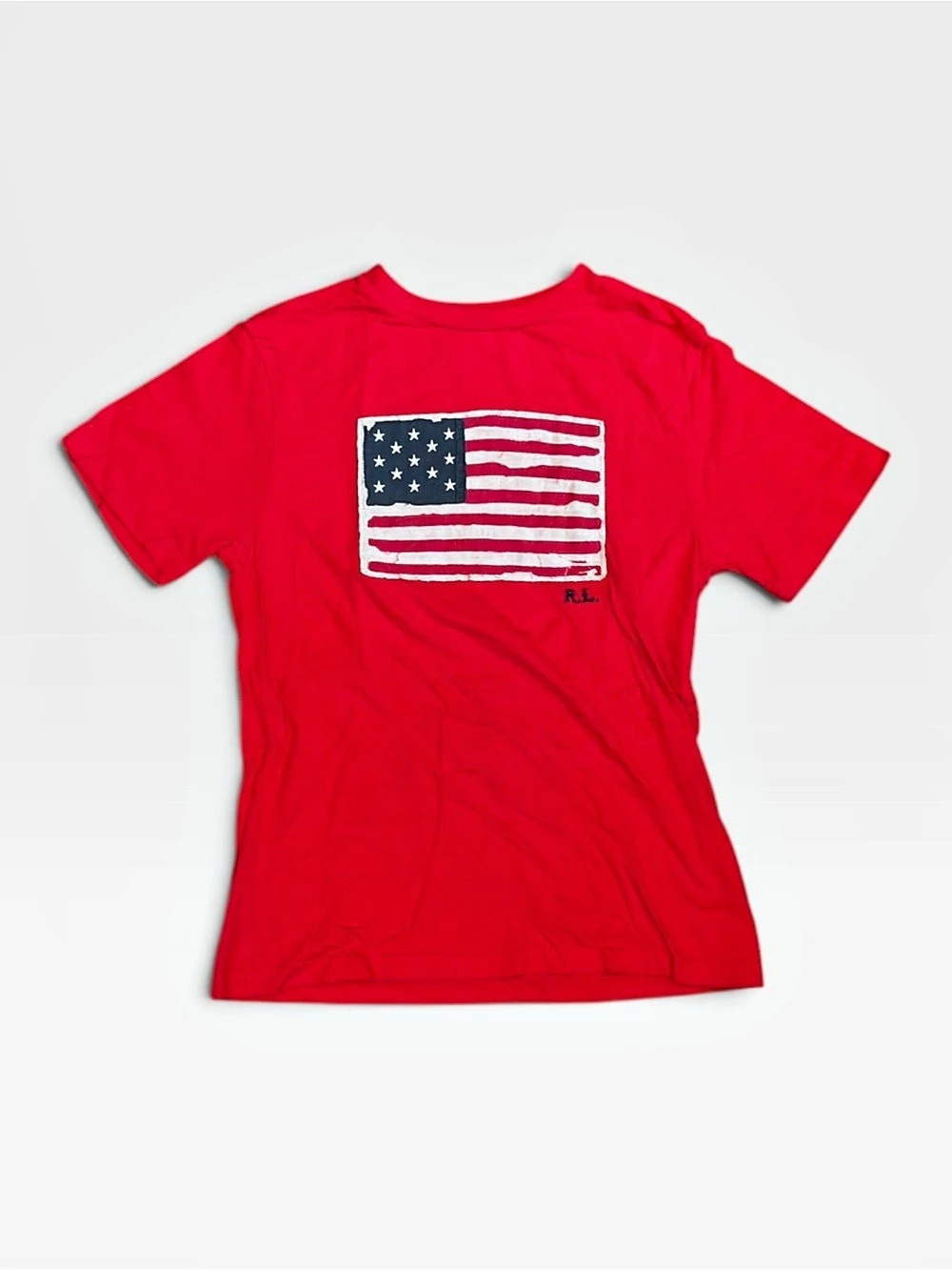 Polo Ralph Lauren flag tee Red & White Medium